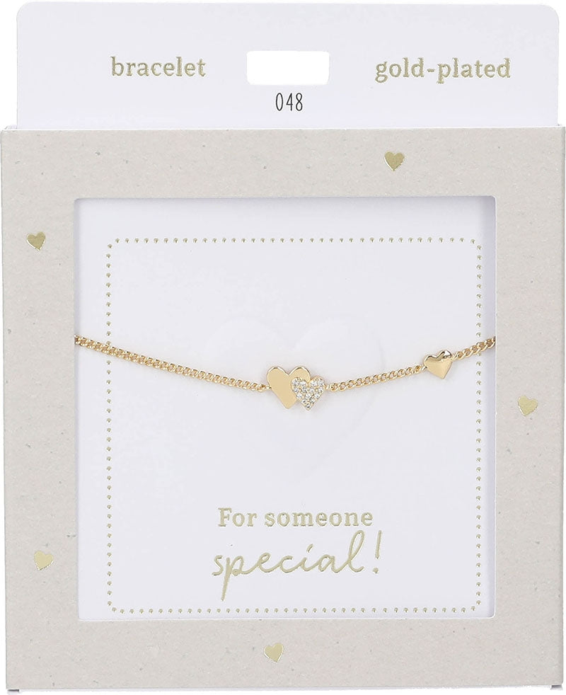 Pulsera Heart of Gold : 2 Hearts gold
