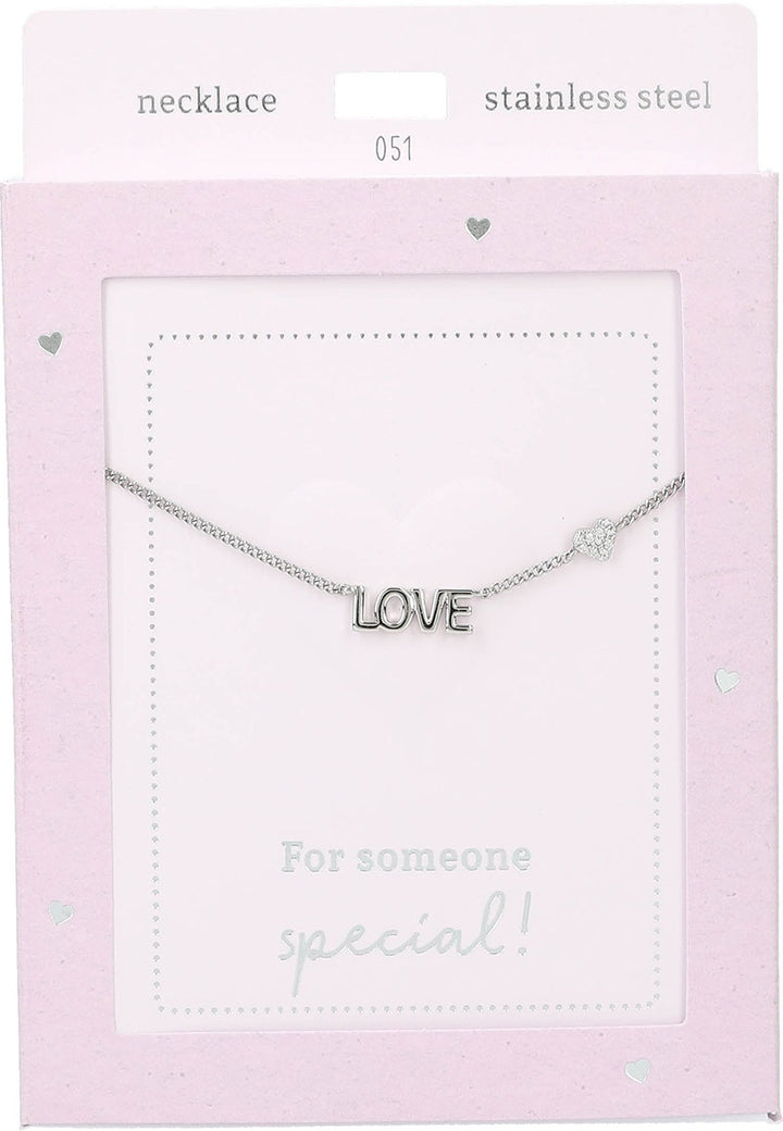 Collar Heart of Gold - Love silver