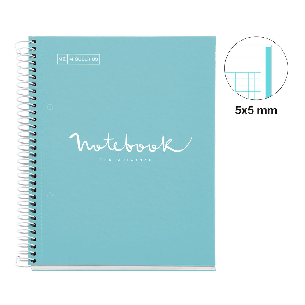 Cuaderno NB1 A5 80 CLA 90G Emotions Azul cielo