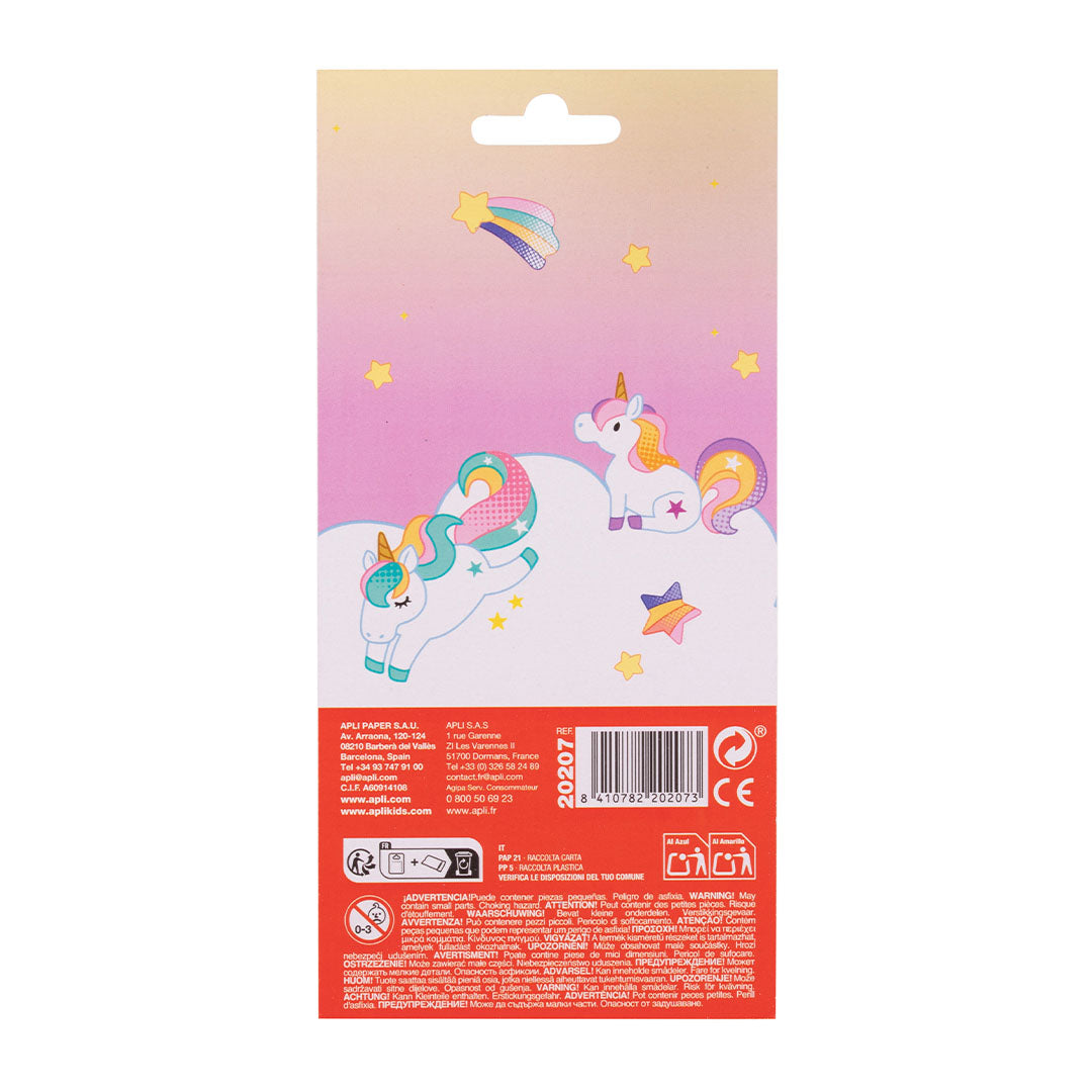 Pegatinas Unicornios puffy