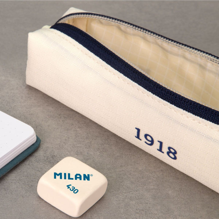 Estuche portatodo mini redondo colección 430 since 1918, beige