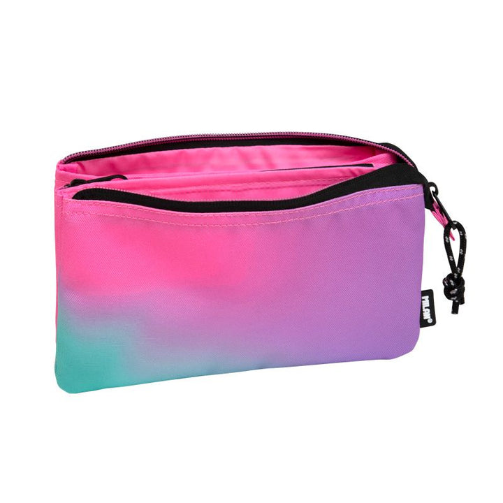 Estuche 5 compartimentos Sunset, rosa