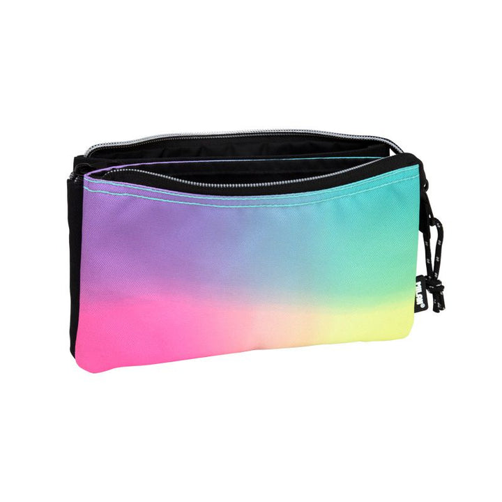 Estuche 5 compartimentos Sunset, negro