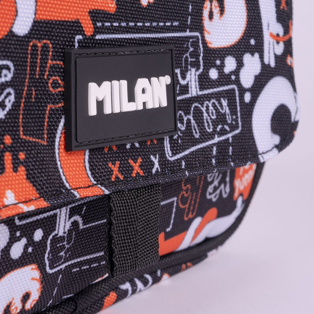 Estuche portatodo 4 cremalleras con solapa serie especial Fingers