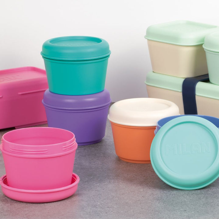 Recipiente para alimentos rectangular 0,75 L lila, Sunset