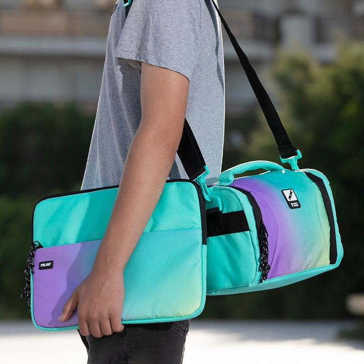 Funda para portátil Sunset, turquesa