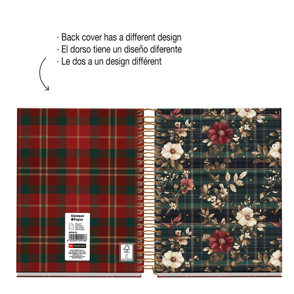 Notebook4 A6 100 Hojas Horizontal Poppies Highland Days