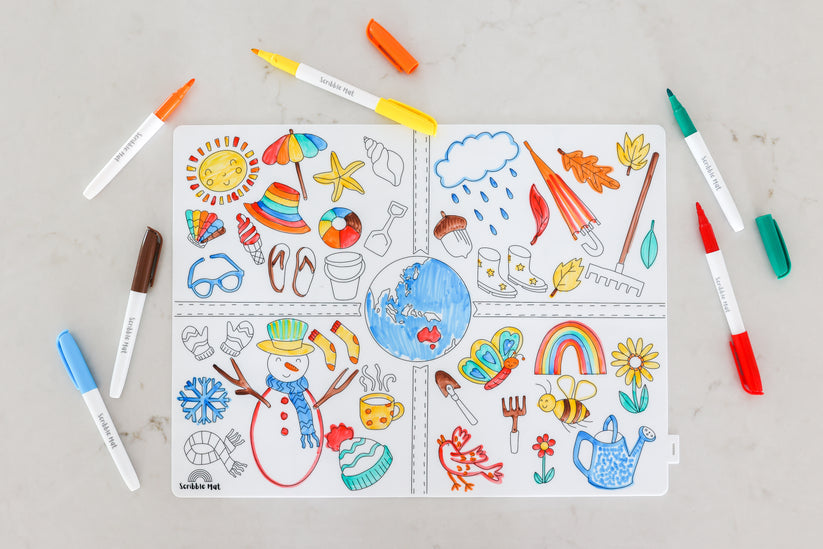 Scribble Mat "Las Estaciones"