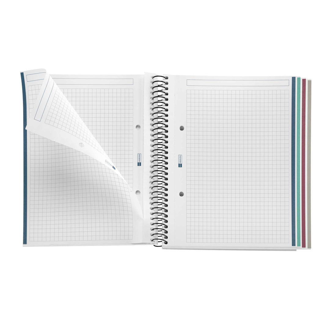 Notebook4 A5 100 Hojas Cuadrícula Lagoon Golden Jazmine