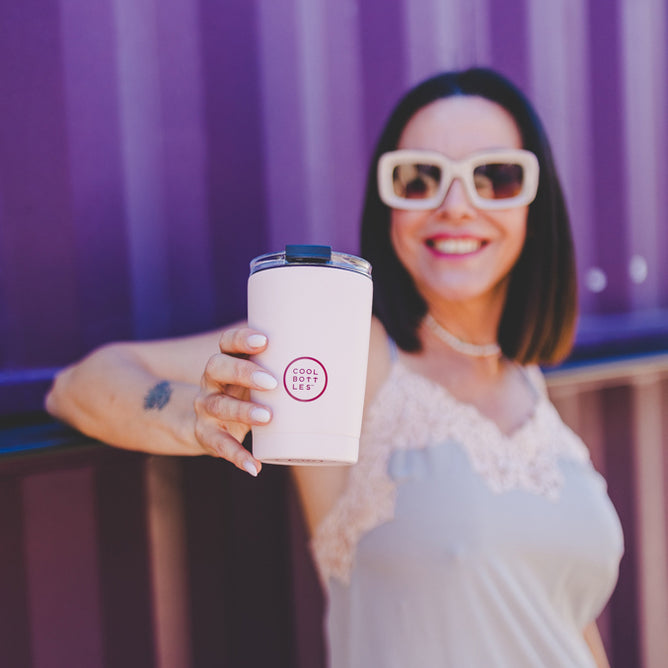 The Tumblers Coolors - Vaso de acero inoxidable 330 ml - Pastel Pink