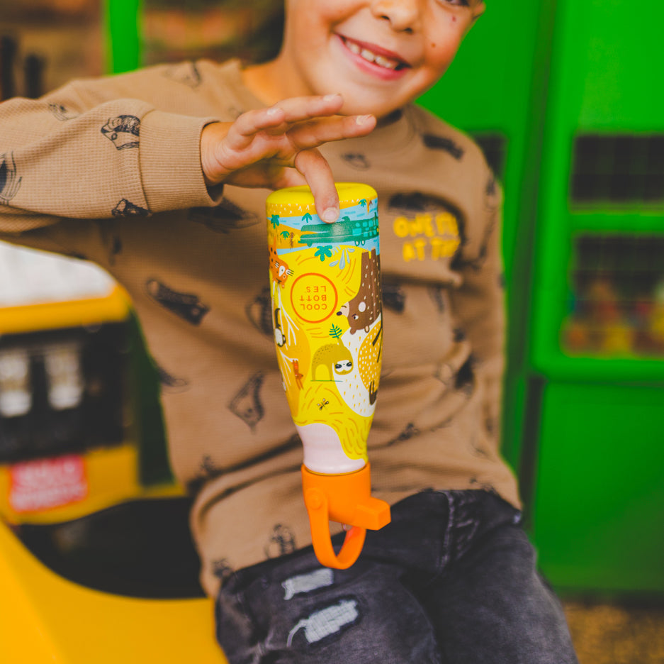 The Kids Bottle - Botella de agua para niños 260 ml - Jungle Park