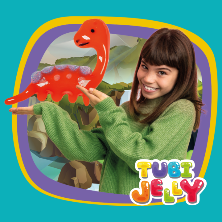 Conjunto Jelly 6 colores Aquario pequeño - Dinosaurios