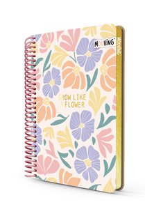 Cuaderno espiral A6 Premium Pocket Garden Flores