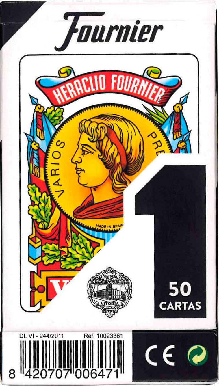 Baraja cartas española 27/50 c/plástico