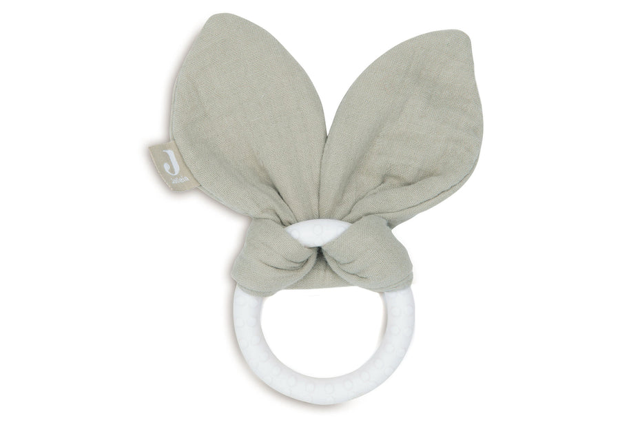 Anillo mordedor silicona Bunny Ears Olive green