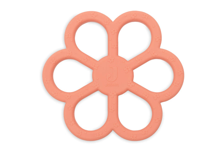Anillo mordedor silicona Flower Coral Rose