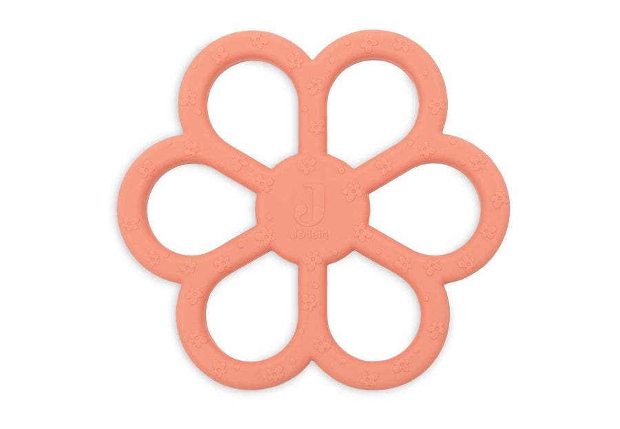Anillo mordedor silicona Flower Coral Rose