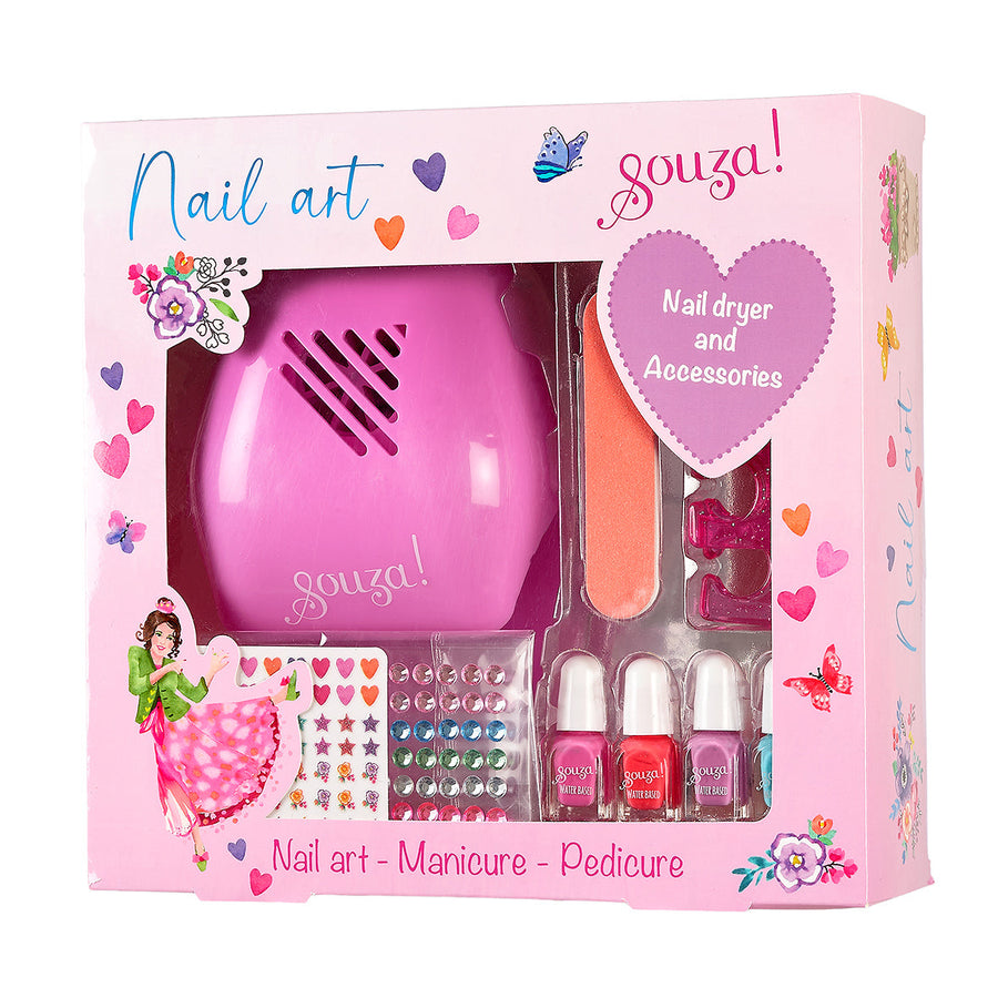 Set de secador y esmalte de uñas