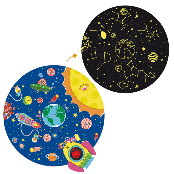 Puzzle XXL circular : Space