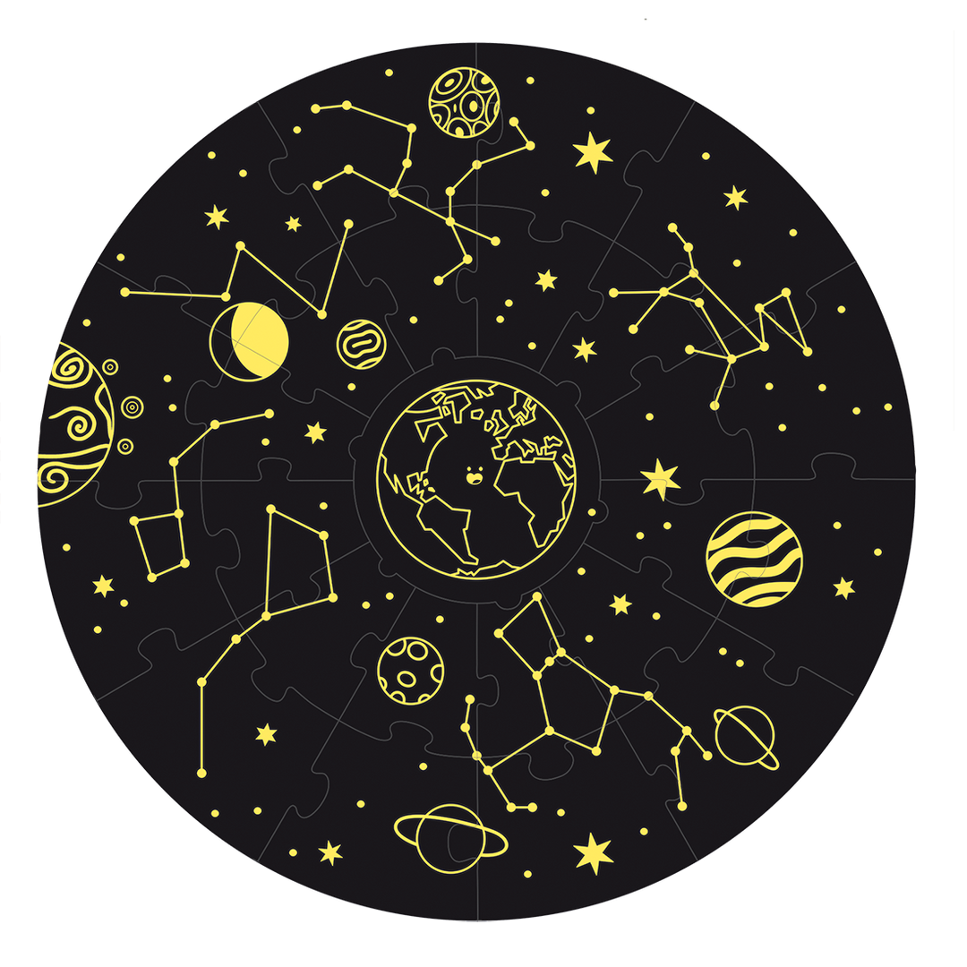Puzzle XXL circular : Space