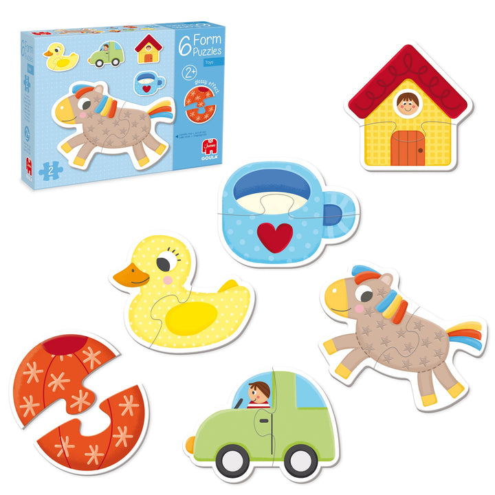 6 puzzles de silueta