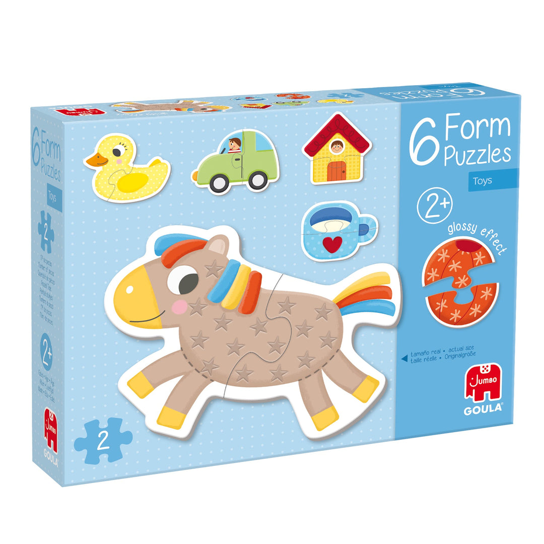 6 puzzles de silueta