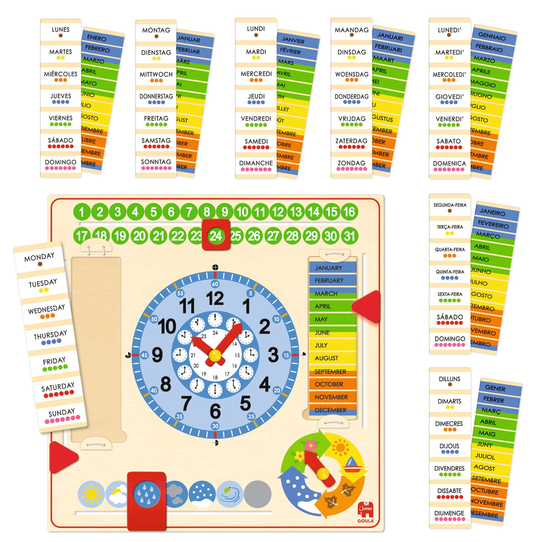 Reloj calendario