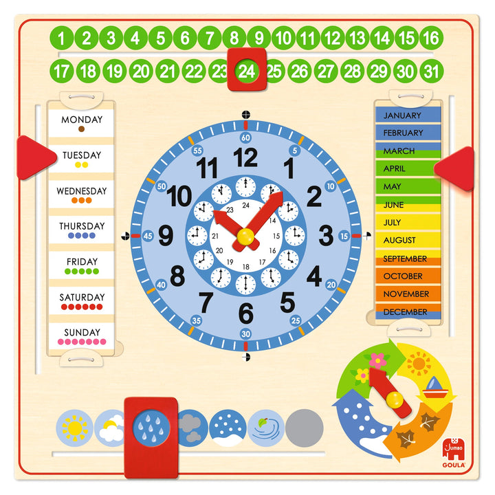Reloj calendario