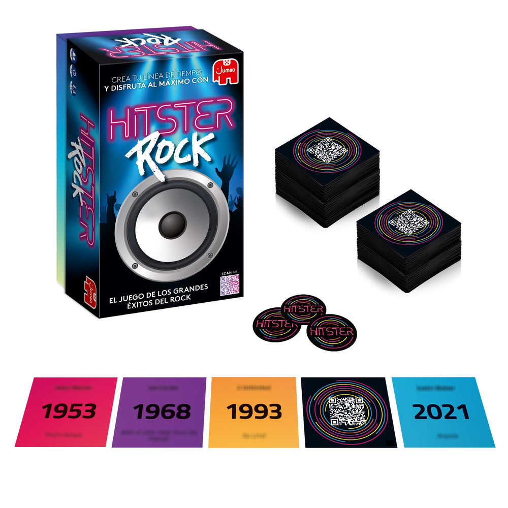 Hitster Rock ¡el juego de los grandes éxitos musicales!