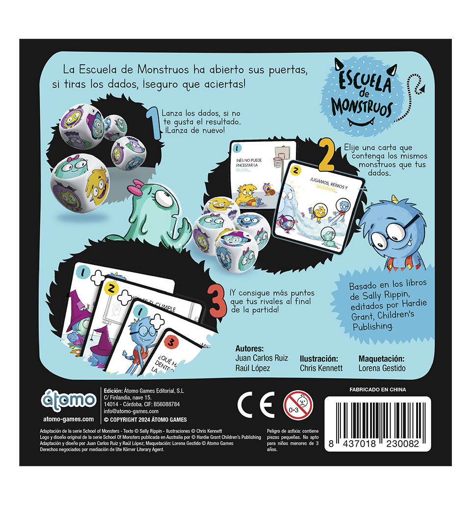 Escuela de monstruos : el juego de mesa