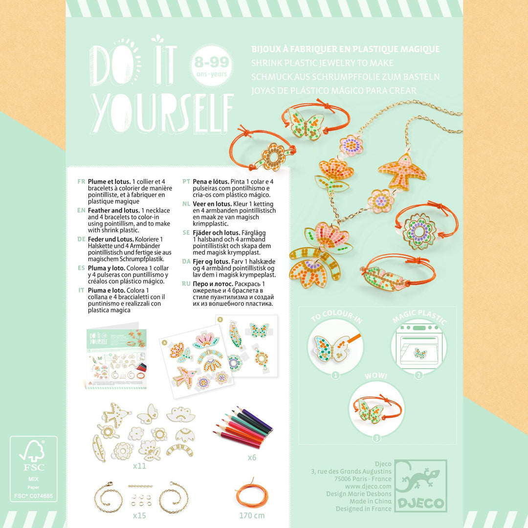 DIY Pluma y loto