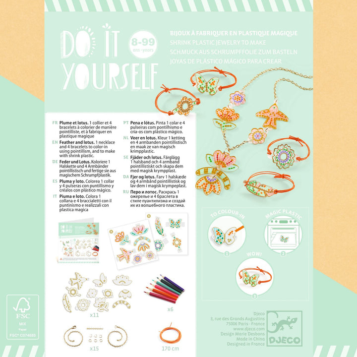 DIY Pluma y loto
