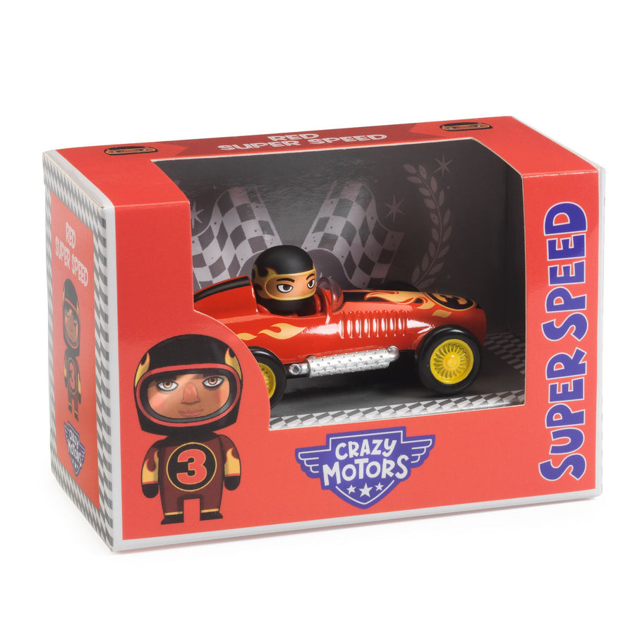 Crazy Motors Red Super Speed