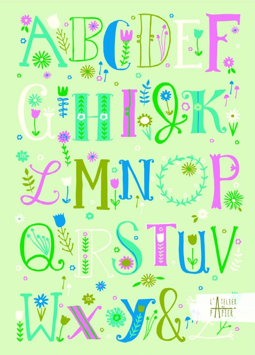 Cuaderno A5 Alphabet