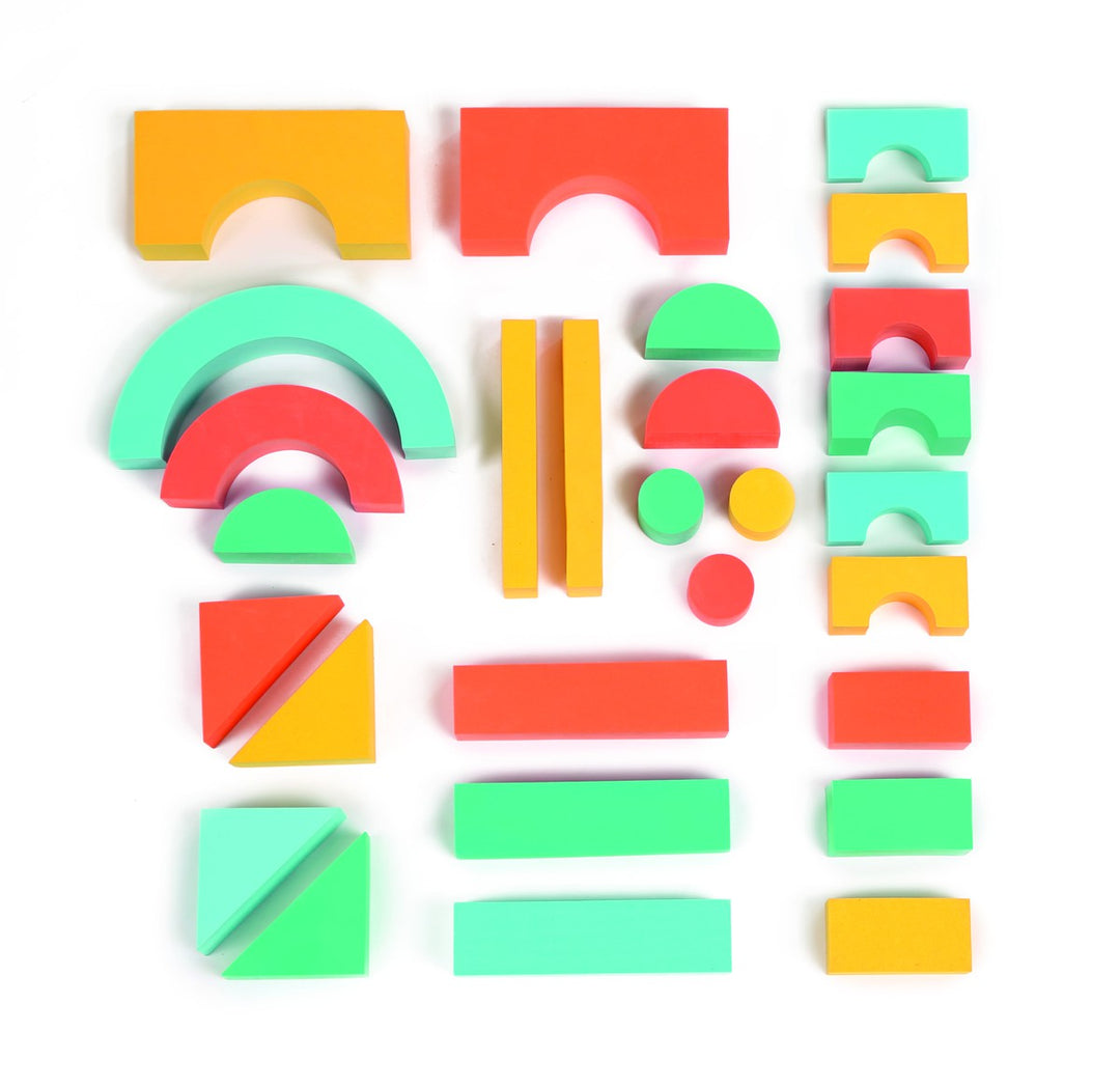 Conjunto construcción espuma