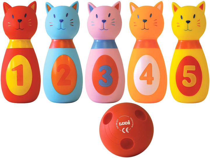Juego de bolos gato