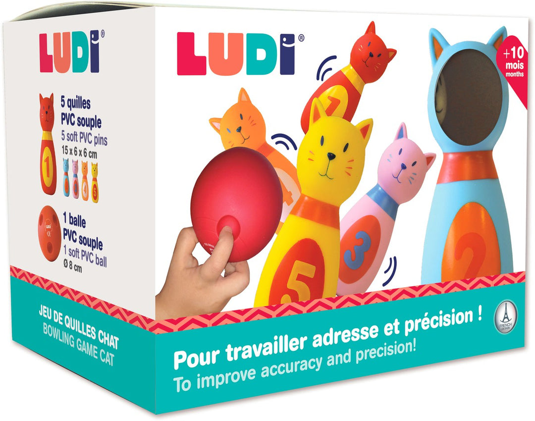 Juego de bolos gato