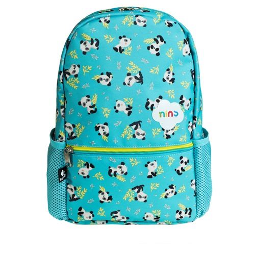 Mochila infantil Nins Panda Turquesa