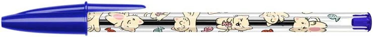 Boligrafo Bic Cristal azul - Decor Kawaii