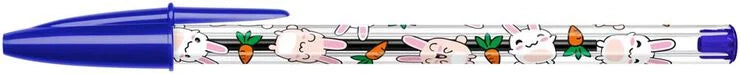 Boligrafo Bic Cristal azul - Decor Kawaii