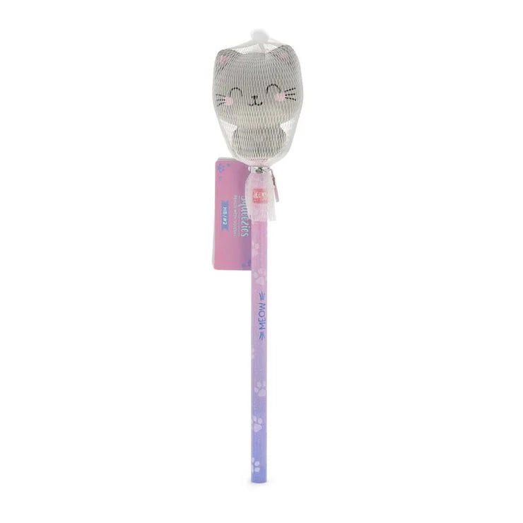 Lápiz con squishy - Squeezies - Kitty - mina HB
