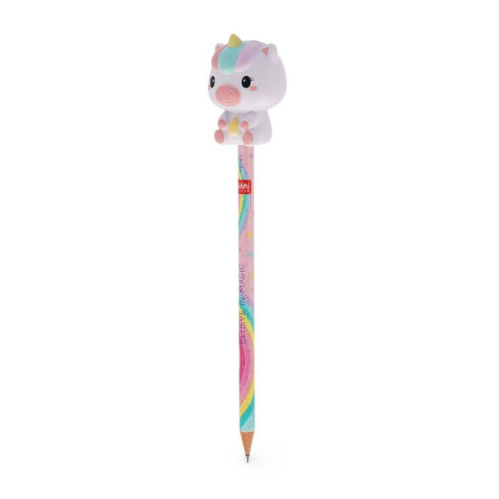 Lápiz con squishy - Squeezies - Unicorn - mina HB