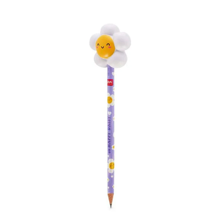Lápiz con squishy - Squeezies - Daisy - mina HB