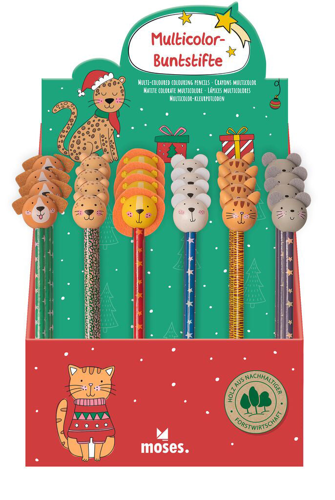 Navidad - Lápices multicolor