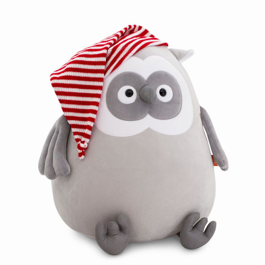 Peluche Buho con gorro de dormir
