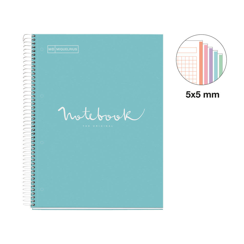 Cuaderno NB5 A4 120 CLA 90G Emotions Azul Cielo
