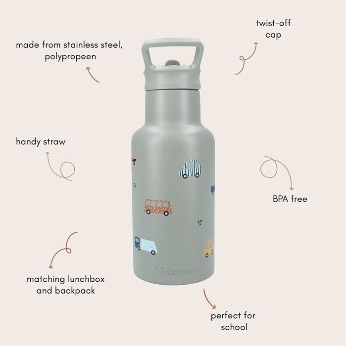 Botella 350 ml Sweet cuddles - verde
