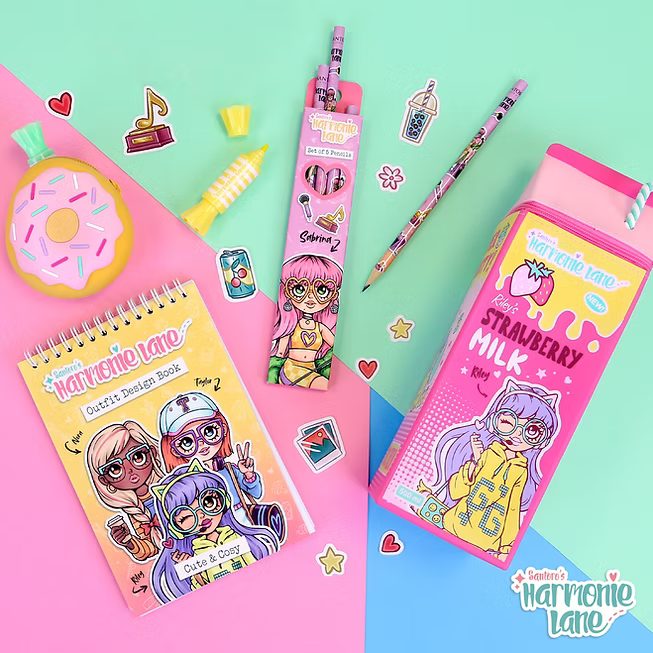 Estuche de silicona Strawberry Milk Harmonie Lane