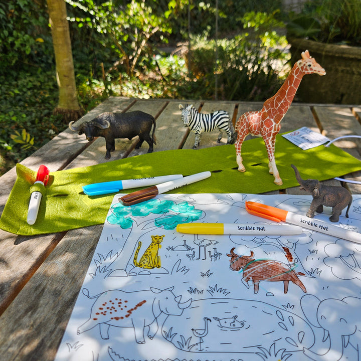 Scribble Mat "De Safari"
