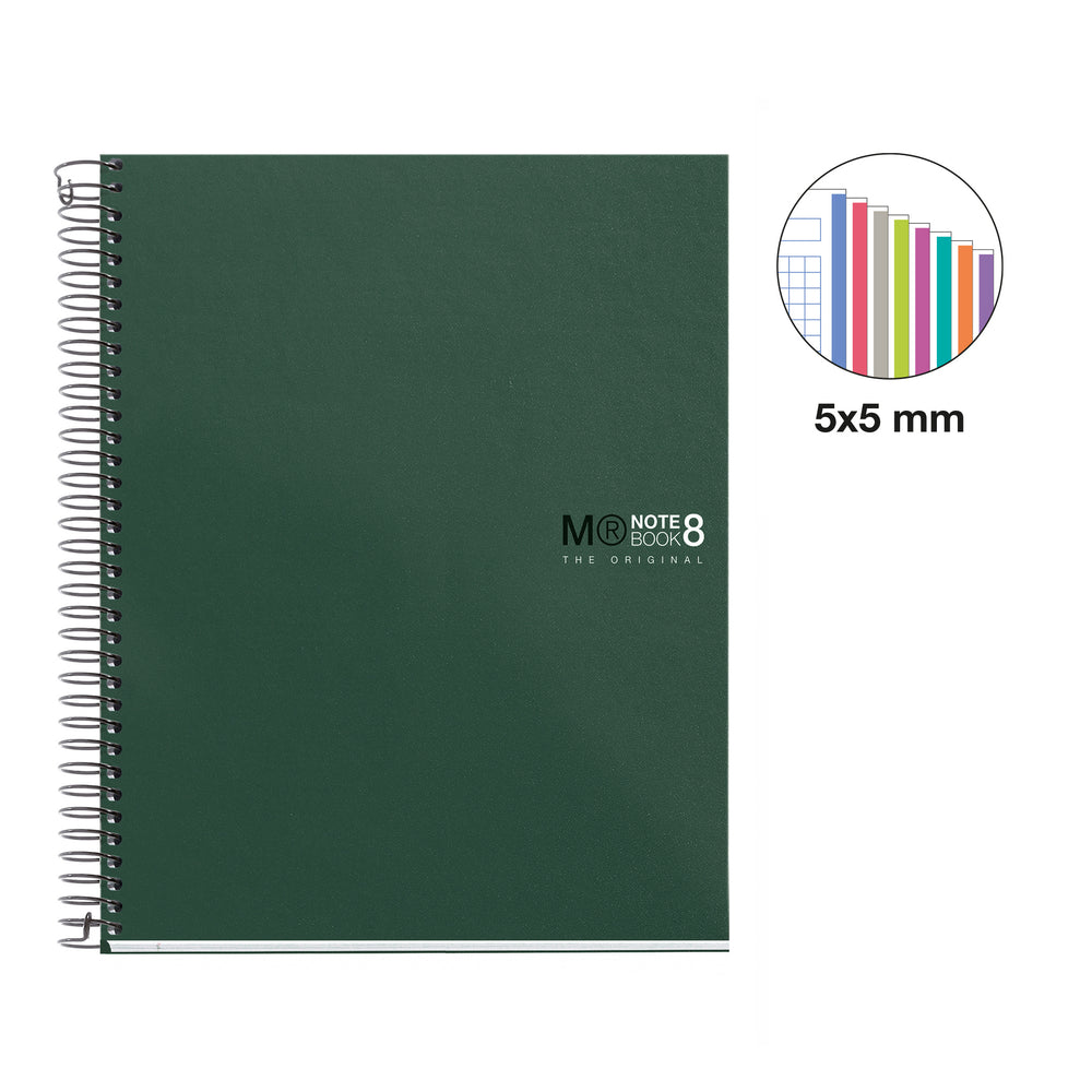 Cuaderno NB8 A5 200 CLA PP Kaki
